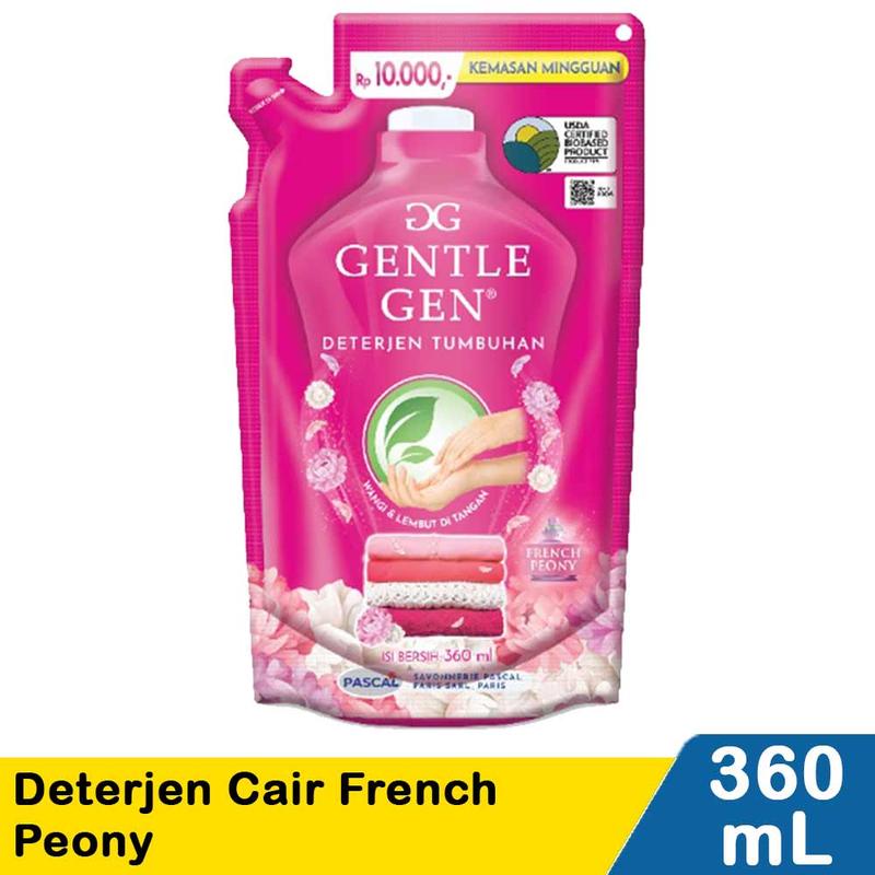 Gentle Gen Deterjen Cair BIRU/HIJAU/PINK 360/700mL Minyak Shop
