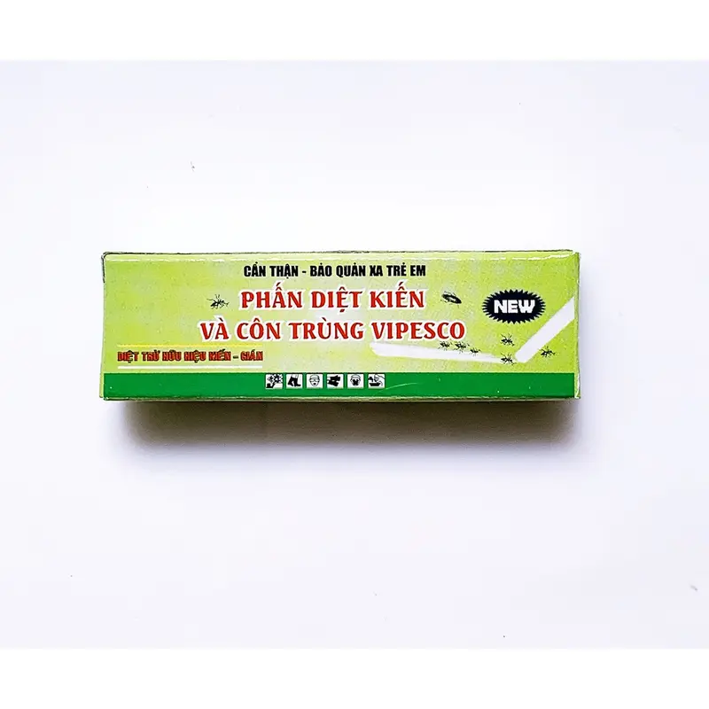Phấn Viên Diệt Kiến, Gián, Côn Trùng Vipesco (Hộp 2 Viên) Nhang 3