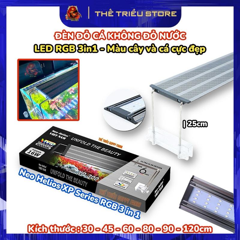 Đèn thủy sinh, bể cá Neo Helios Flat XP Series Solar - RGB 3 in 1 đỏ cá không đỏ nước ( XP300 - XP1200 )