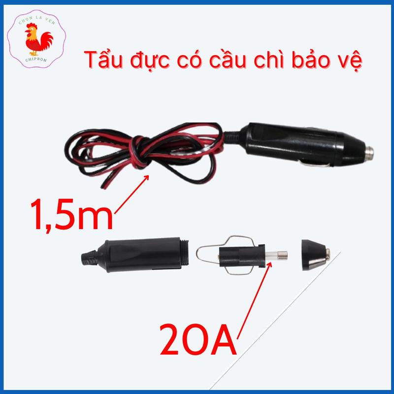 Đầu tẩu 12V 24V đa năng cho ô tô Phụ Kiện