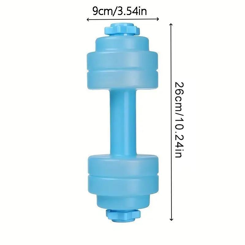 Product Introduction of Portable Water Filled Dumbbell, 1 Count Adjustable Dumbbell, Portable Fitness Equipment for Home Gym Workout 12