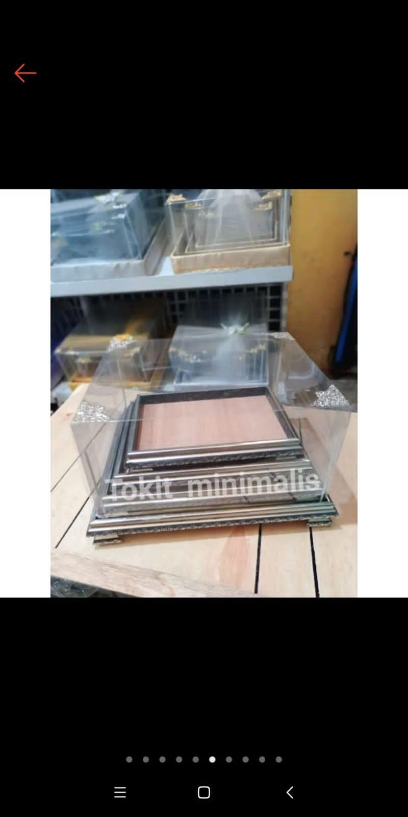 Product Introduction of Kotak Hantaran Pengantin Frame Fiber Isi 4 Bok Elegant Tempat souvenir pernikahan kotak seserahan nikah buket wisuda 34