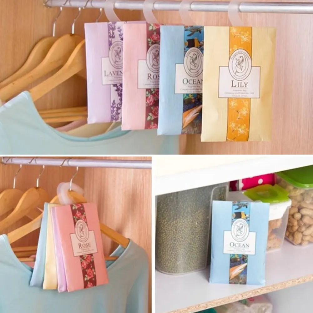 Tuwrea Closet Wardrobe Hanging Mothproof Deodorizing Aromatherapy Natural Sachet Bag