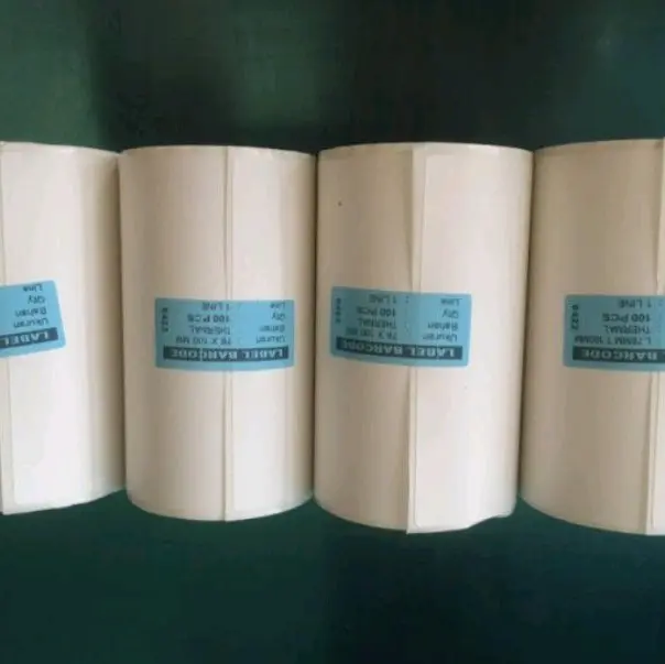 Sticker Label Thermal 76x100 mm 76x100 Core 0,5 1/2 inch - 80x100mm Cocok Semua Printer Thermal Barocde 2
