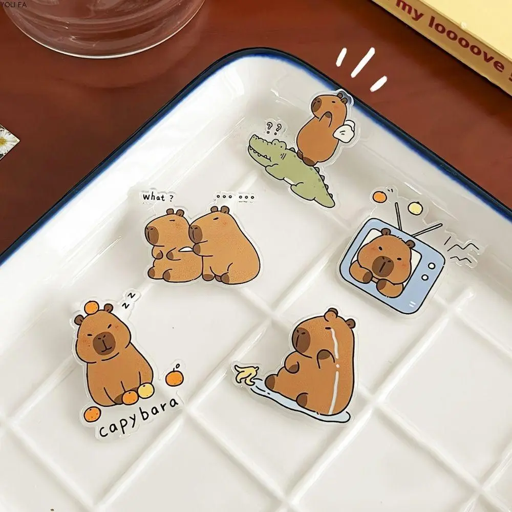 YOLI FA Exquisite Breastpin Capybara Pin Kapibara Lapel Capybara Brooch Lovely Cute Capibara Pin Party