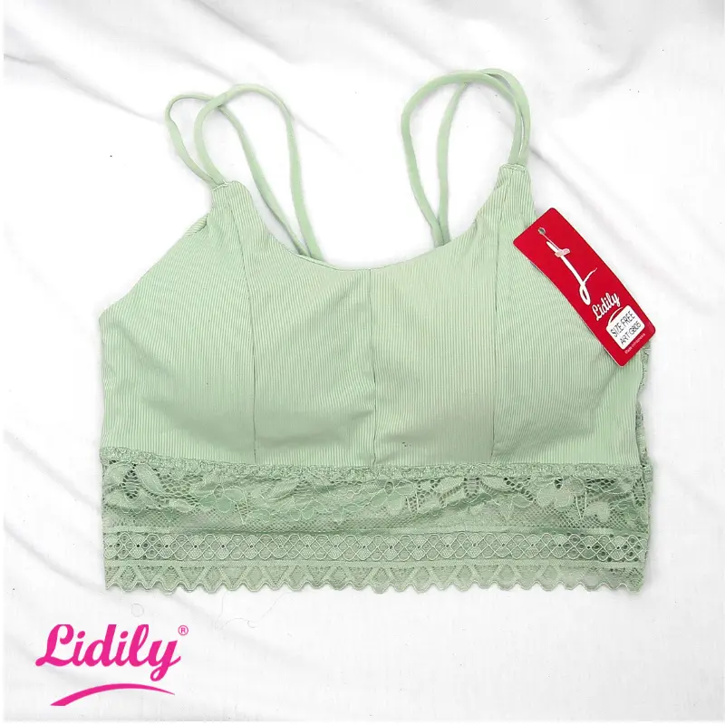 Lidily - Bralette Sexy BH Seamless Busa Tanpa Kawat DDG805A | Bra Fashion Seksi Renda Bikini Busa Tanpa Kawat | OUTFIT MANTAI BALI 6
