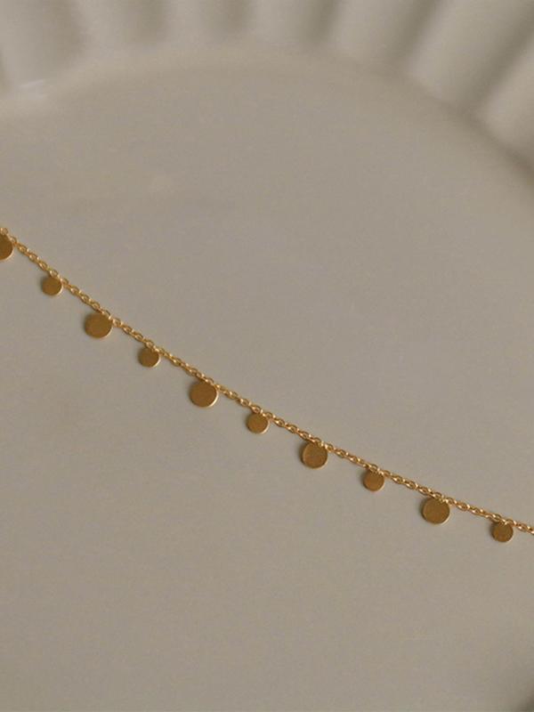 Elegant Geometric Design Chain Necklace for Women, Stainless Steel Jewelry for Party, Daily Clothing Decor, Trendy All-match & Exquisite Jewelry for Birthday Gift 3