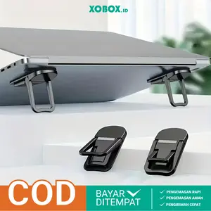 2Pcs Bracket Stand Holder Laptop Universal Penyangga Notebook Adjustable Foldable Anti Panas AK2000