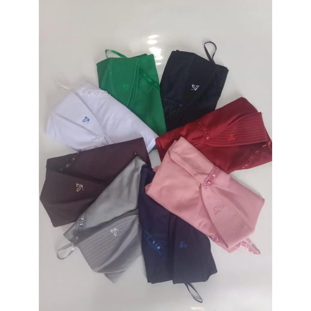 Kerudung Sekolah Murah Hijab Sekolah TK SD SMP SMA Serut Renda Samping Astri Anak Muslim
