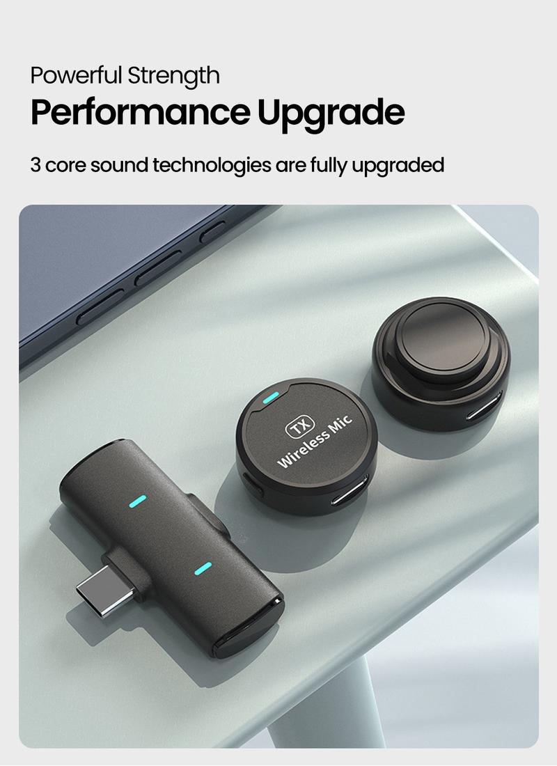 Product Introduction of M1 wireless magnetic button microphone, compatible with iPhone, iPad, Type-C,for live streaming, interviews, Vlog recording, audio recording, portable mini microphone, plug and play noise reduction 65