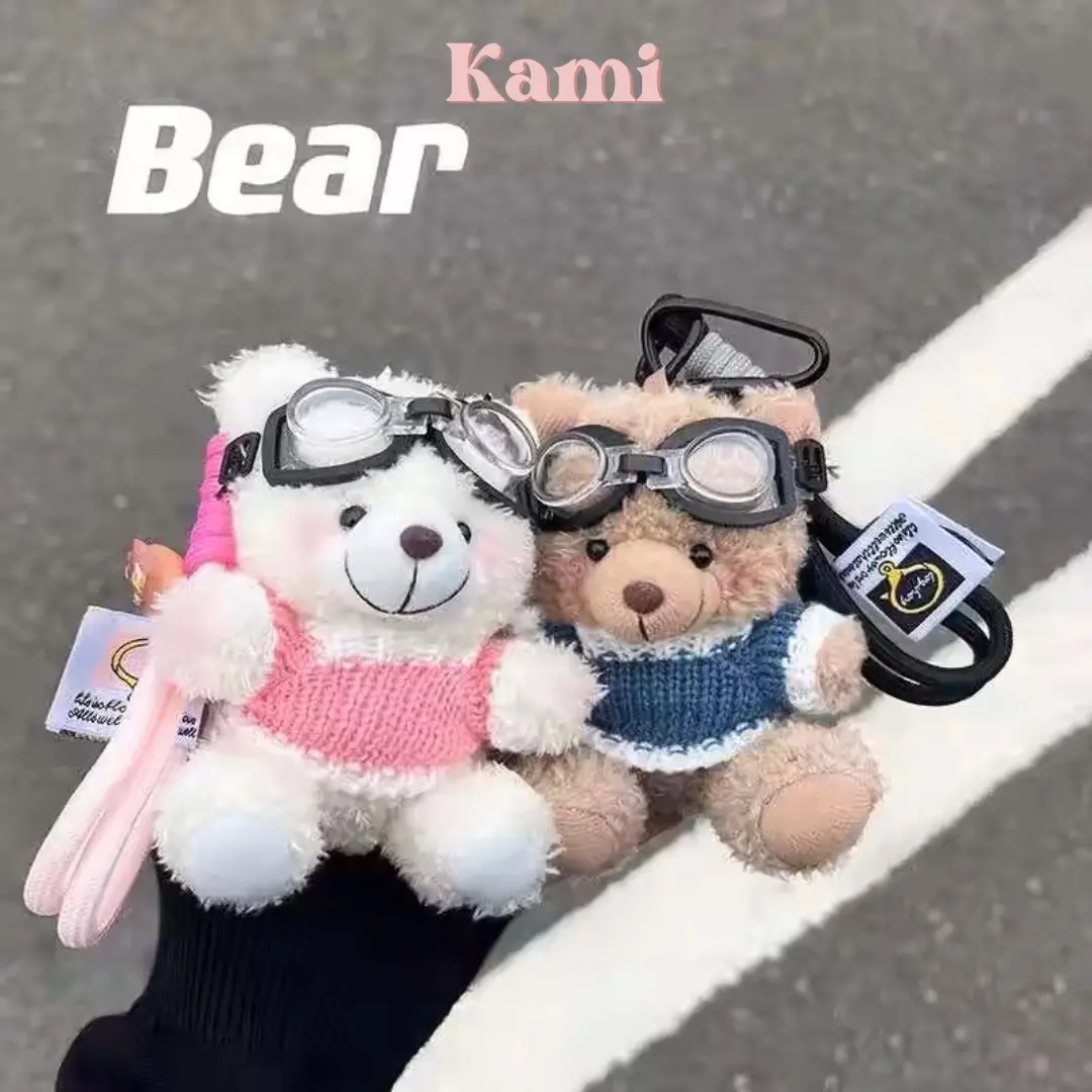 Móc khóa gấu bông KAMI hình Cinna Đáng Yêu, móc treo xe, móc khóa balo xinh, móc khóa cute Women Móc Khoá