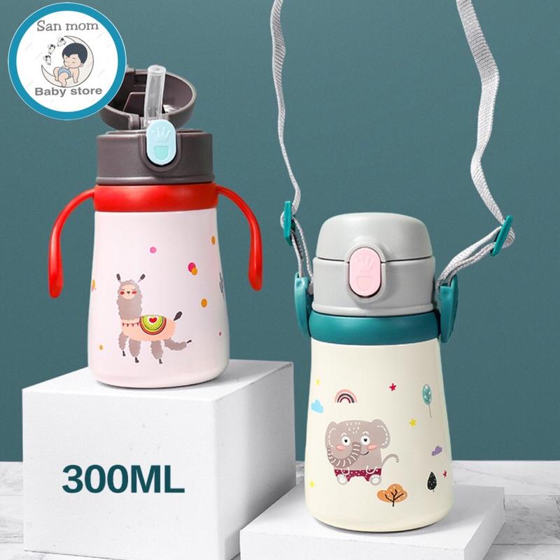 Bình Nước,Bình Tập Hút Giữ Nhiệt Cho Bé 300ml 5