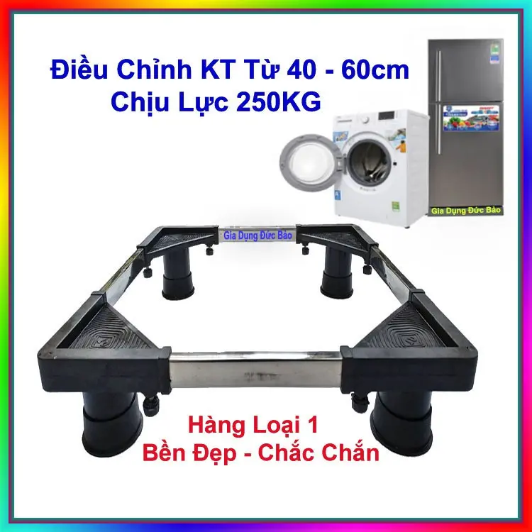 Kê Chân Máy Giặt, Kê Chân Tủ Lạnh Đa Năng Chống Rung, Điều Chỉnh Được Kích Thước Cho Máy Giặt Cửa Ngang, Cửa Trên