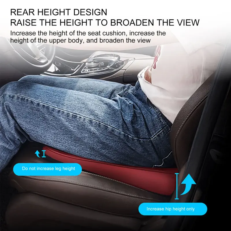 Đệm ghế ô tô cho người dân để mở rộng tầm nhìn lái xe, 4Cm xe tăng chiều cao đệm 1