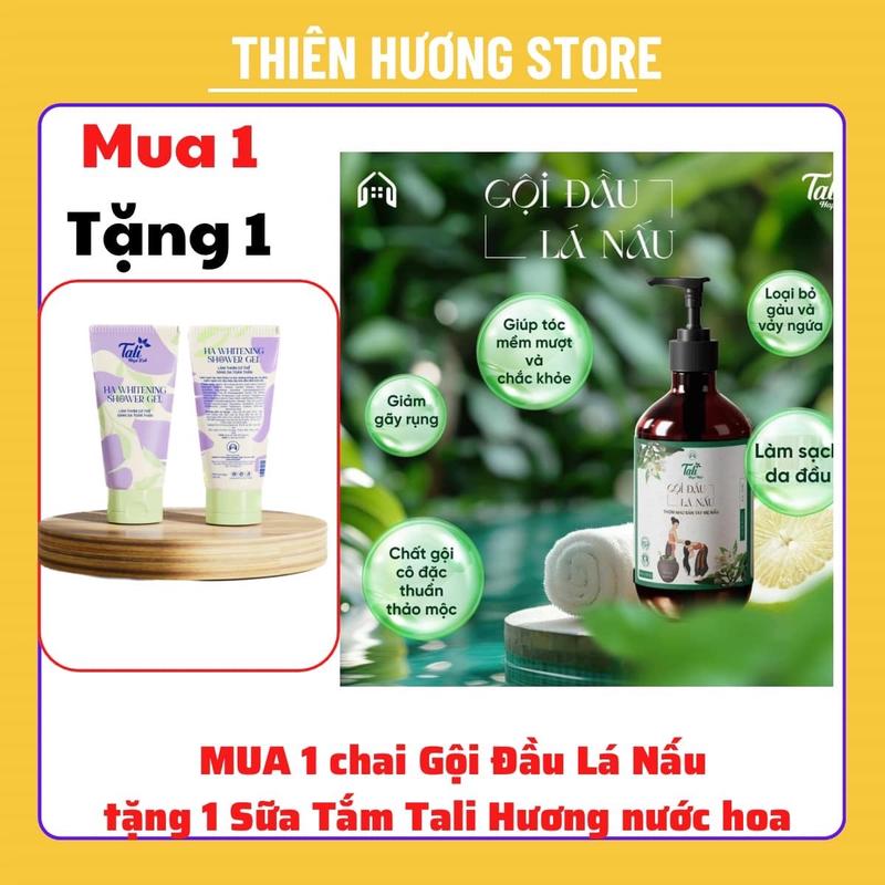 [ KÈM QUÀ ] Dầu Gội Lá Nấu Tali Hapi Hair 5IN1 Loại 300ml - Hỗ Trợ Giúp Kích Thích Mọc Tóc , Giảm Gãy Rụng Tóc , Giảm Gàu , Nấm Ngứa , Tóc Suôn Mượt Cho Cả Nam và Phụ Nữ , Women, Chăm Sóc Tóc , Dưỡng Tóc