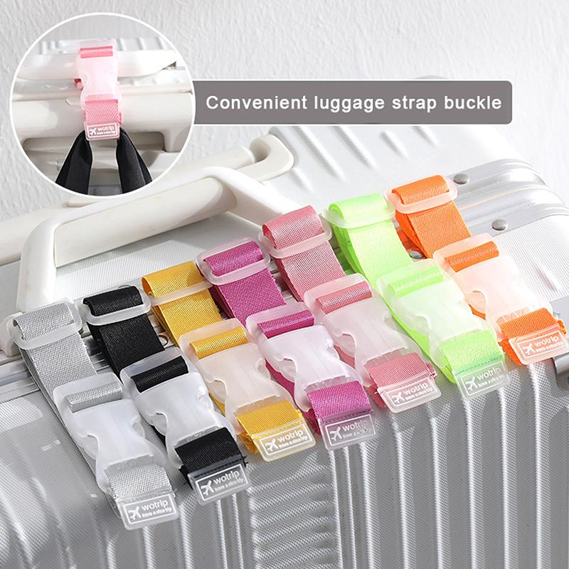 Adjustable Travel Trolley Case Luggage Hanging Buckle Straps Luggage Accessories Suitcase Bag Straps Belt Lock Hooks Travel 0