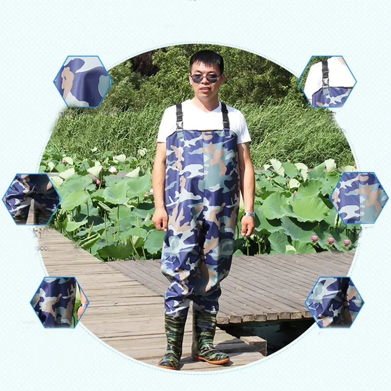 Bộ Yếm Lội Nước, quần lội nước liền ủng Chuyên Dụng, Bộ Yếm Lội Nước Cao Cấp [ Size 37 - 45 ] 5