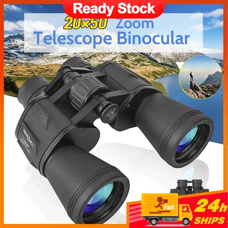 20x50 60x60 Teropong Zoom Telescope Binocular Eyebrow Clear View ...