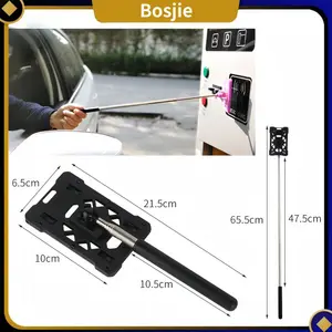 【Bosjie】Tongkat E Toll Tongkat Toll Tongkat Tol Portabel Tongtol Stainless Telescopic Tongtol Kartu E Toll Tongkat Toll Tongsis Premium Flexibel