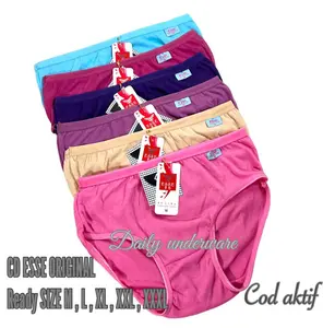 ISI 12 , cd polos esse original, size M - XXXL Dewasa Wanita Dewasa Wanita Katun Cewek Pendek