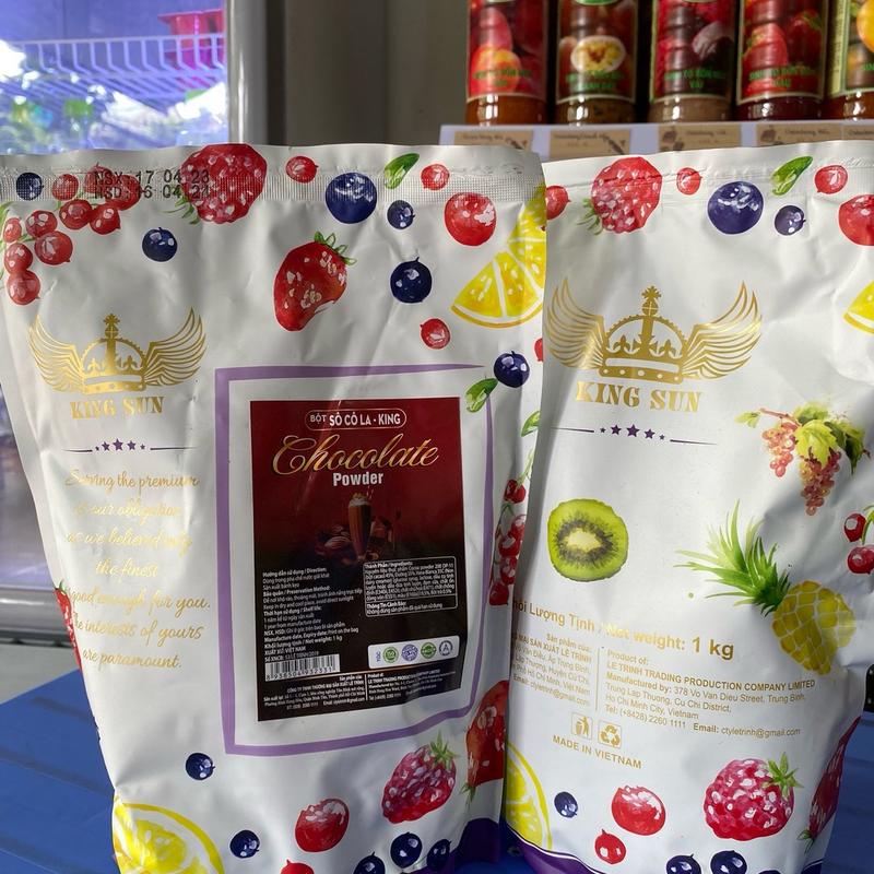 [MINHMINH]- KINGSUN- BỘT HƯƠNG SOCOLA & KHOAI MÔN KING gói 1KG tạo hương sô cô la và khoai môn chất lượng cao 2