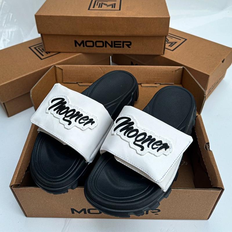  Dép quai dán chữ hồng nhà Mooner về dành cho nam nữ_dép quai ngang dép đẹp dép quai dán 