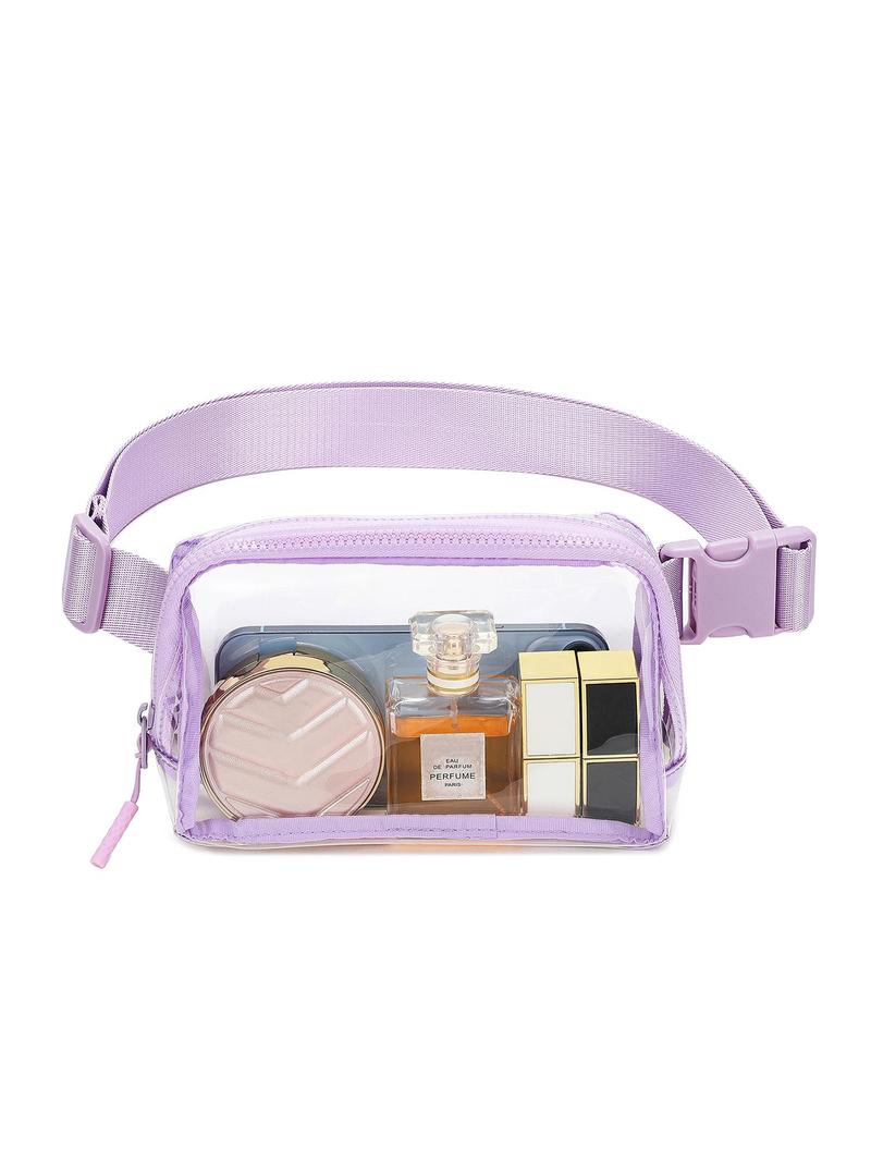 Product Introduction of Clear Fanny Pack, Transparent Belt Bag for Travel, Concerts, and Sports Event, Casual Versatile Waist Bag for Women & Girls 0