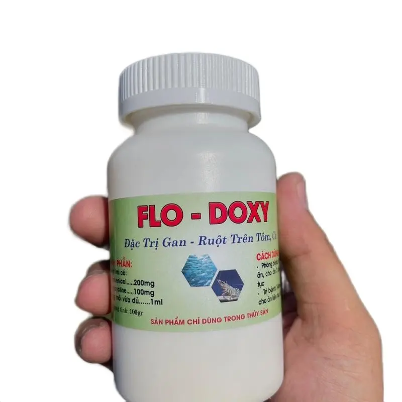 [ Combo 5 hủ ] FLO DOXY dùng cho tôm xưng gan, vàng gan, đỏ gan, ruột dứt khúc, tôm chậm lớn , tôm ăn yếu