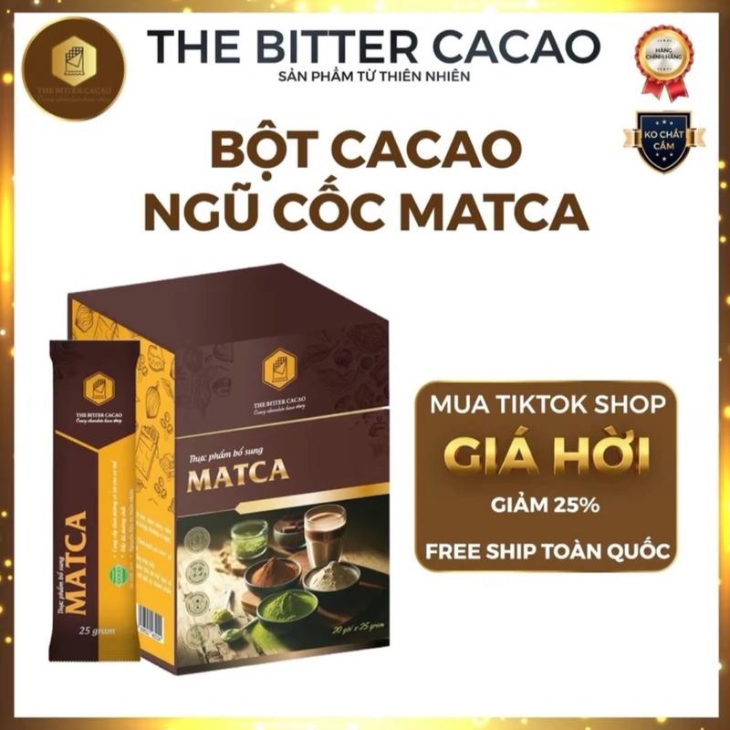  Bột cacao vị matcha hộp 20 gói 