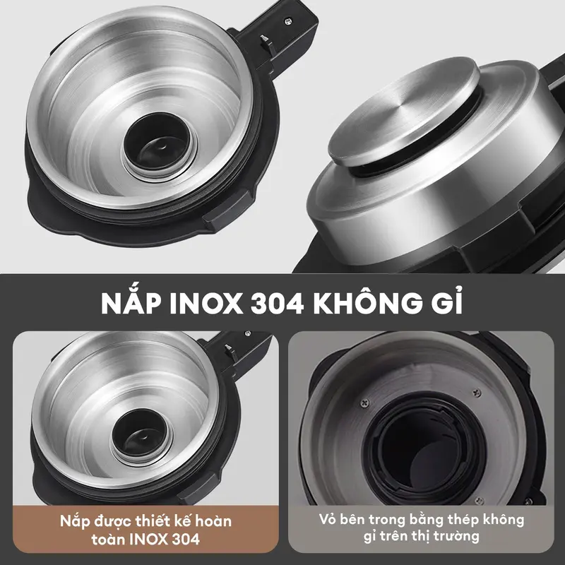 [Phiên Bản Mới 2025] Máy Làm Sữa Hạt GLX99Pro - 15 Chức năng- Dung Tích 1,75L - Nắp Inox + Cẩm Nang Công Thức Sữa Hạt 1