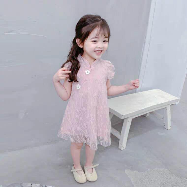 Product Introduction of Girls' Chinese Style Retro Hanfu Summer Children's Fashionable Cheongsam Dress Baby Skirt Cross-border One-piece Dropshipping 21