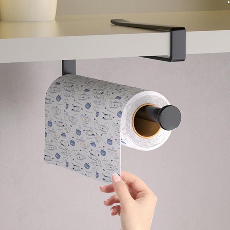 Product Introduction of Punch-free Paper Towel Holder, Hanging Space-saving Paper Towel Holder, Kitchen Utensil Hooks 11