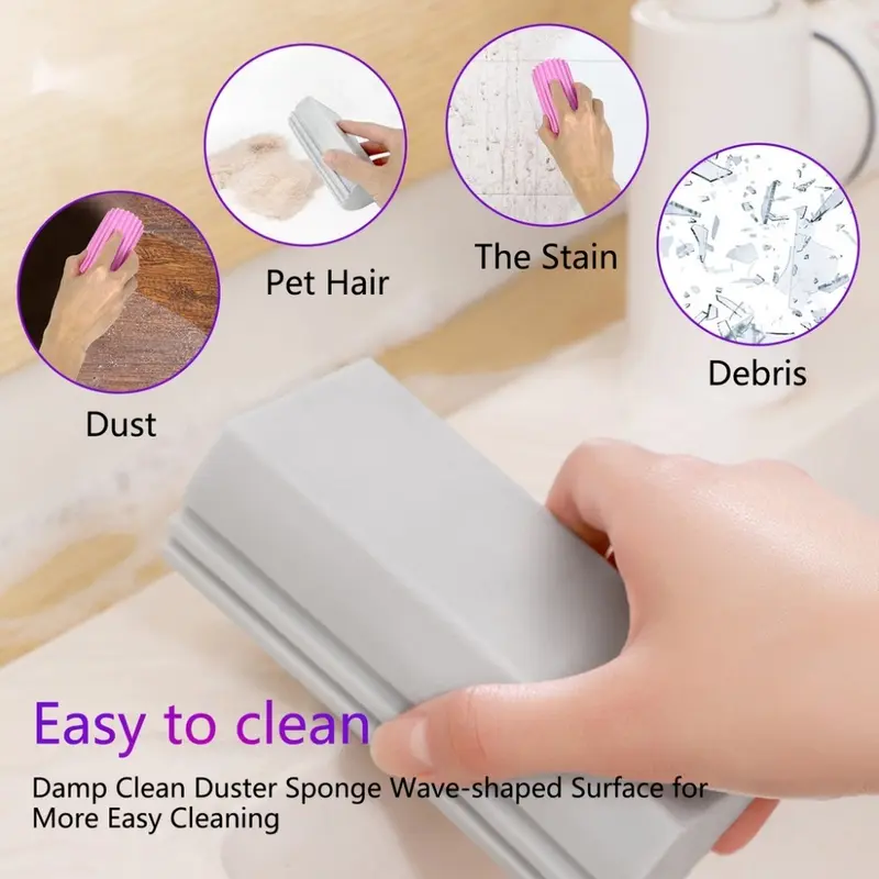 Miếng Bọt Biển Thấm Hút Mạnh Đa Chức Năng, Phụ Kiện Làm Sạch, Miếng Bọt Biển Làm Sạch Nhà Cửa 4