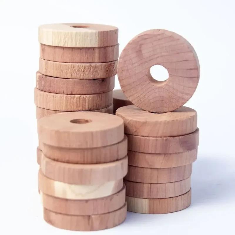 10Pcs Cedar Block Fresh Odour Deterrent Insect Wardrobe Health Natural Clothes Camphor Insect Repellent Moth Wood Home Supply 1