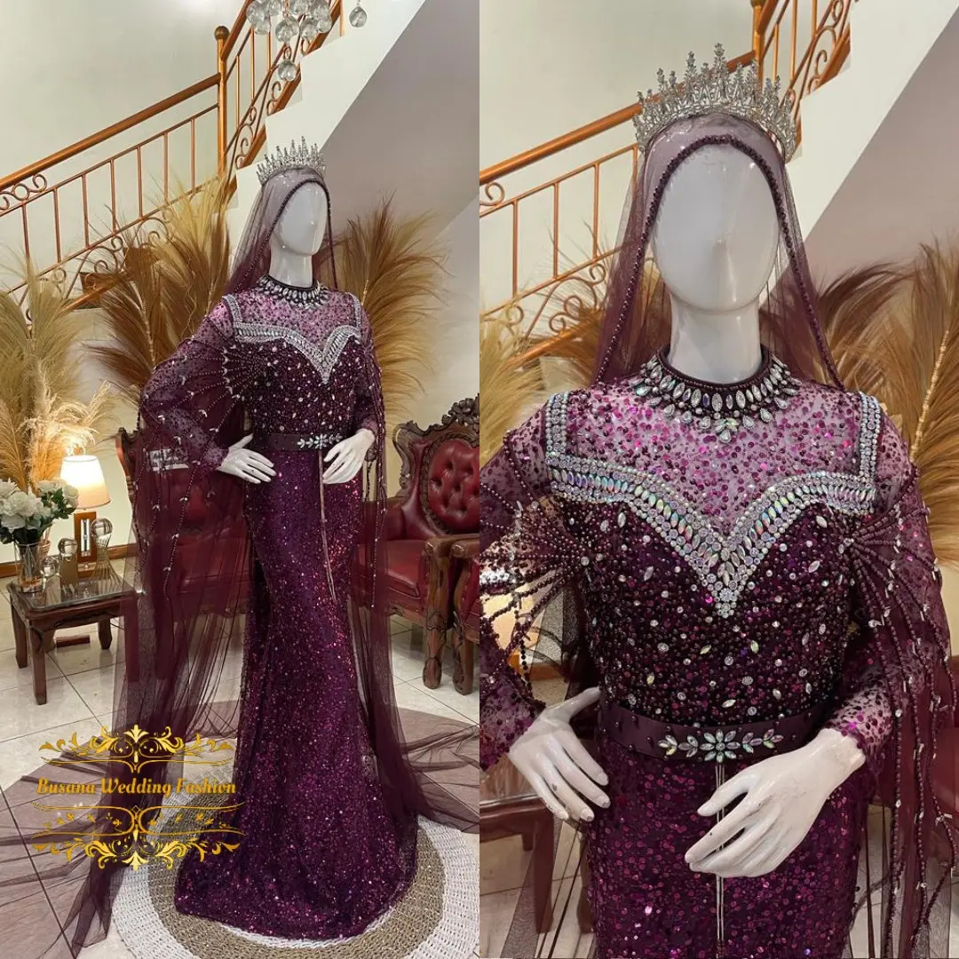 Gaun pengantin slim dress premium | Baju pengantin Pernikahan