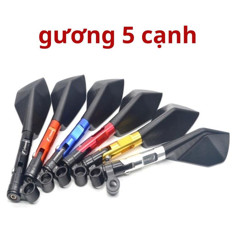  Gương chiếu hậu xe máy 5 cạnh rizoma gắn các dòng xe như wave sirius exciter winner hàng loại 1 chất lượng cao 