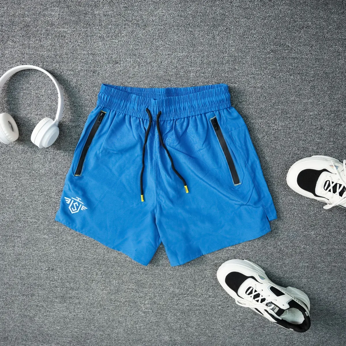 Quần Đùi Nam Nữ Dáng Ngắn thích hợp Tập Thể  Dục,Thể Thao,Tập Gym,Chạy Bộ Mặc Nhà thoáng mát Thoải mái trong Mùa Hè 5 màu Dễ Mặc Menswear Có Túi