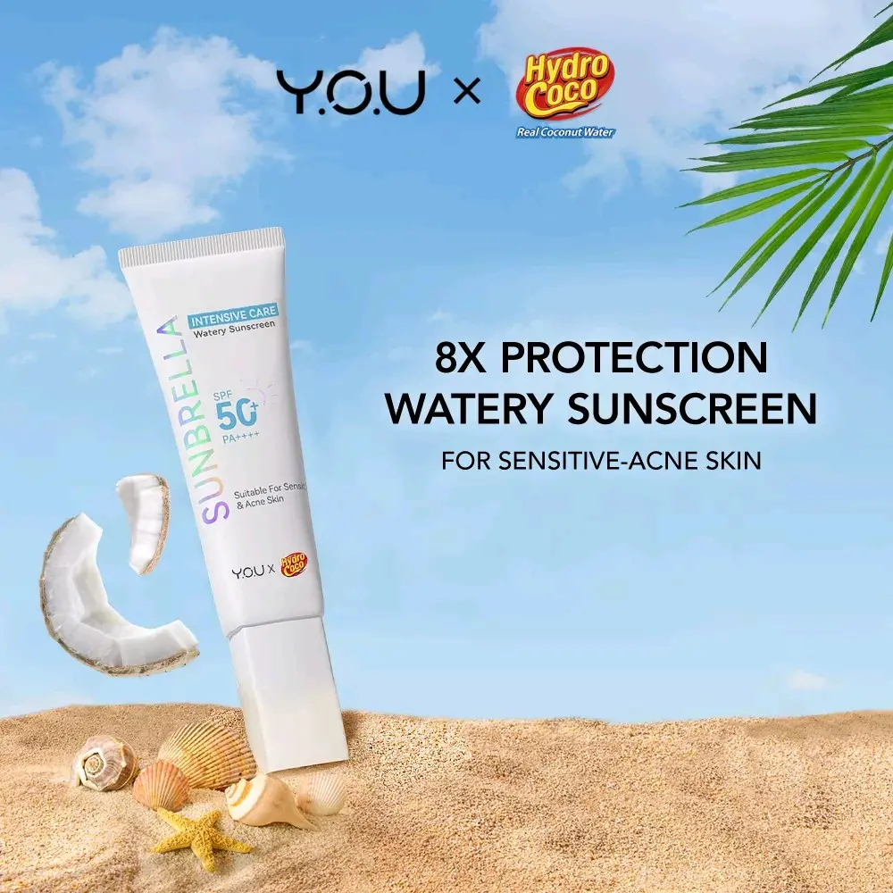YOU X hydrococo Sunbrella Intensive care Watery Sunscreen SPF50 PA++++