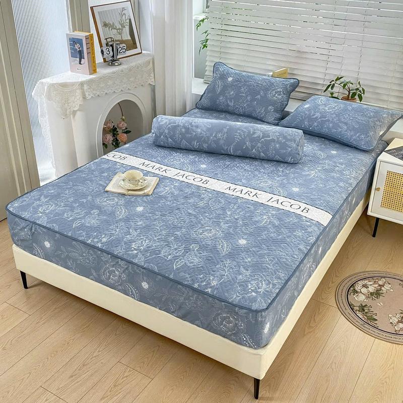 Bộ Ga Chun Trần Bông Dày Dặn Chất Liệu Cotton Poly Nhiều Màu Sắc Lựa Chọn - Kích Thước 1m6x2m hoặc 1m8x2m