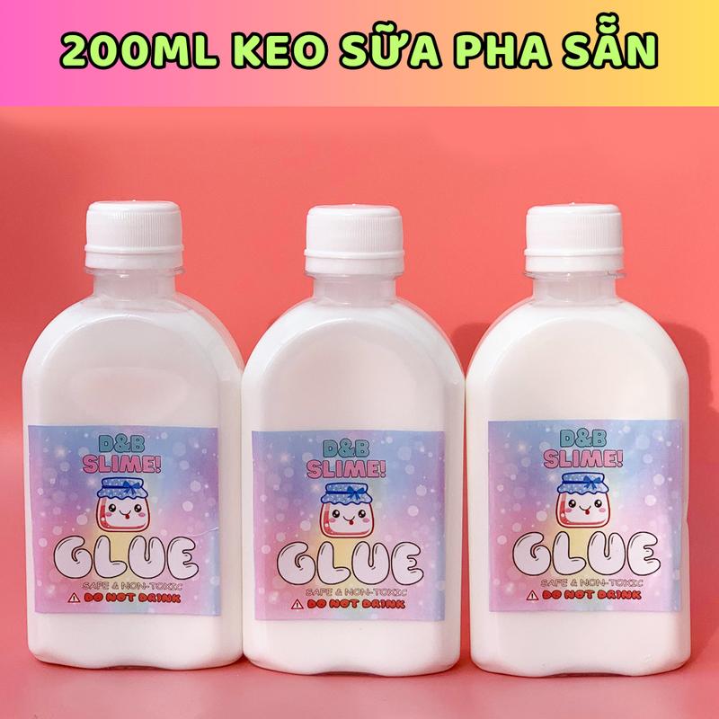 Chai 200ML Keo Sữa ATM Pha Sẵn Làm Slime - Nguyên Liệu Làm Slime Toy Đồ Chơi