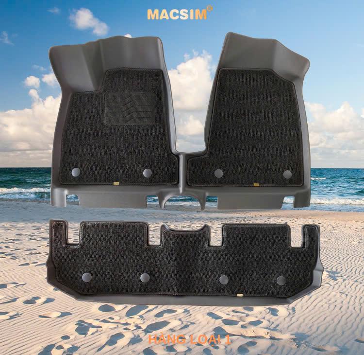 Thảm lót sàn ô tô 2 lớp cao cấp xe Vinfast VF3 (sd3) nhãn hiệu Macsim ( Giảm giá nhưng chất lượng không giảm)