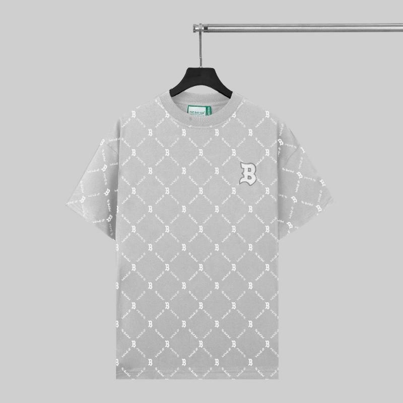 phong cách năng động ÁPhông Nam Nữ trắng Logo phong cách thể thao dễ phối đồ cho boy phố Menswear Cotton Cổ Tròn Unisex Áo 2