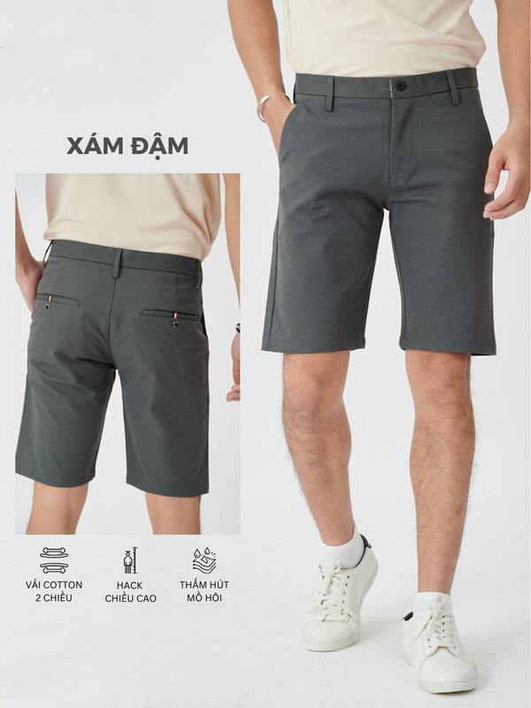 quần short tây âu nam co giản hai chiều 2