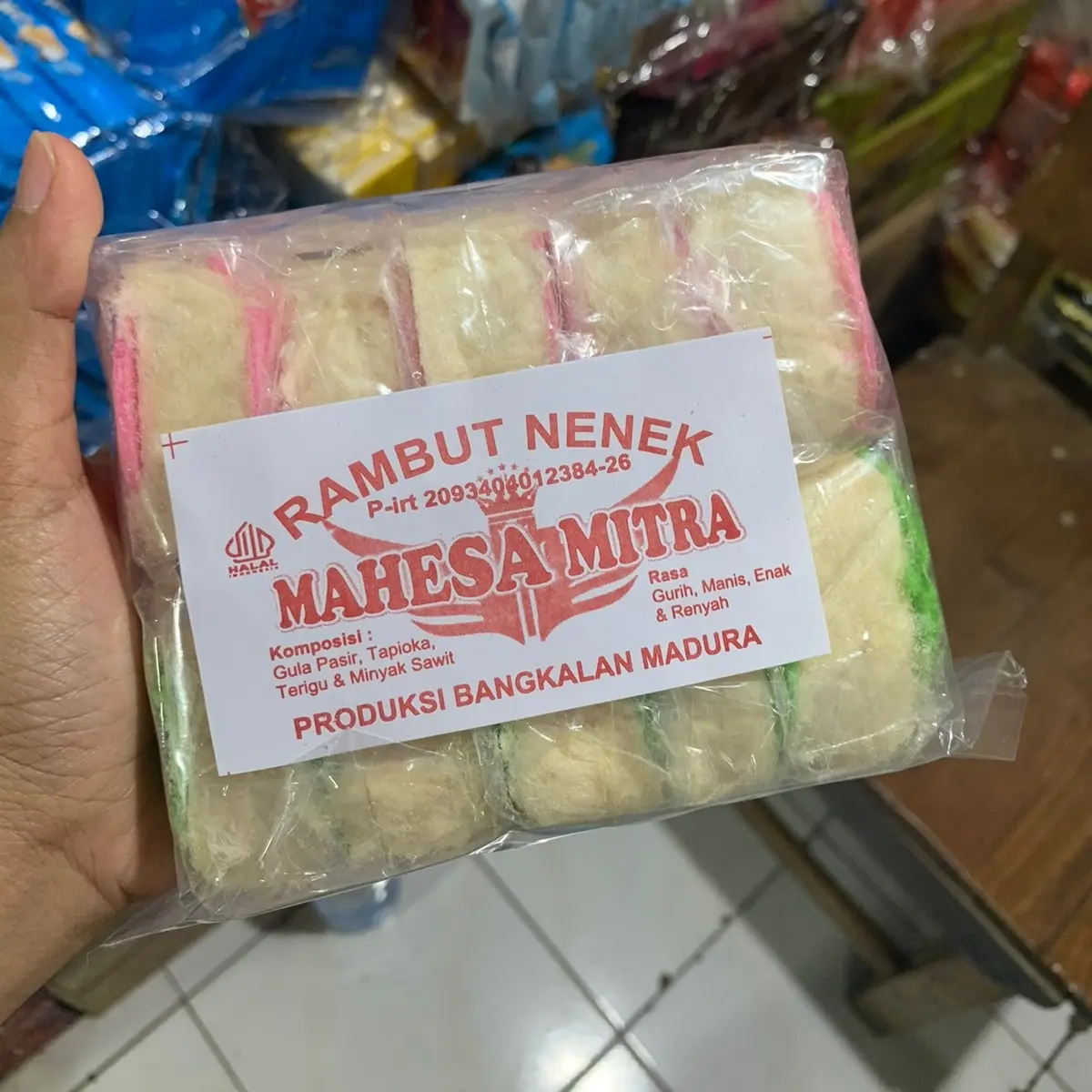 Rambut Nenek Isi 10 Pcs/Pack