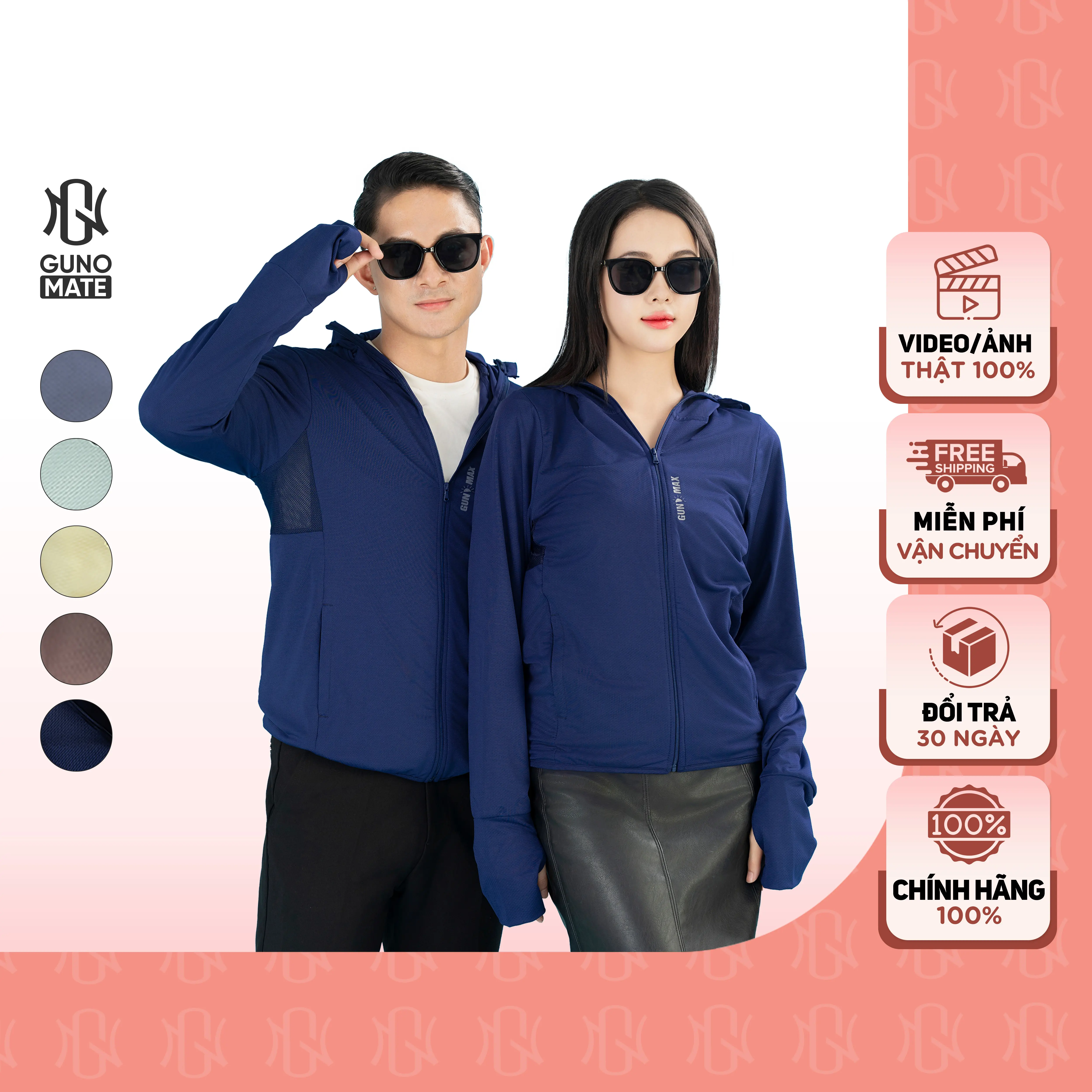 GUNO-Áo chống nắng nam nữ 2 lớp chống tia UV có che trán vành mũ rời SP5| 3HANU182/NA87 | BigBuy360 - bigbuy360.vn GUNO-Áo chống nắng nam nữ 2 lớp chống tia UV có che trán vành mũ rời SP5| 3HANU182/NA87 | BigBuy360 - bigbuy360.vn