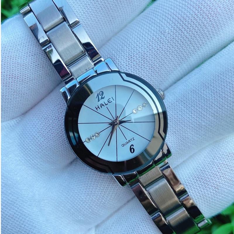 Đồng hồ nữ Halei 457M dây bạc đẹp lung linh (Có size nam) Women Watch