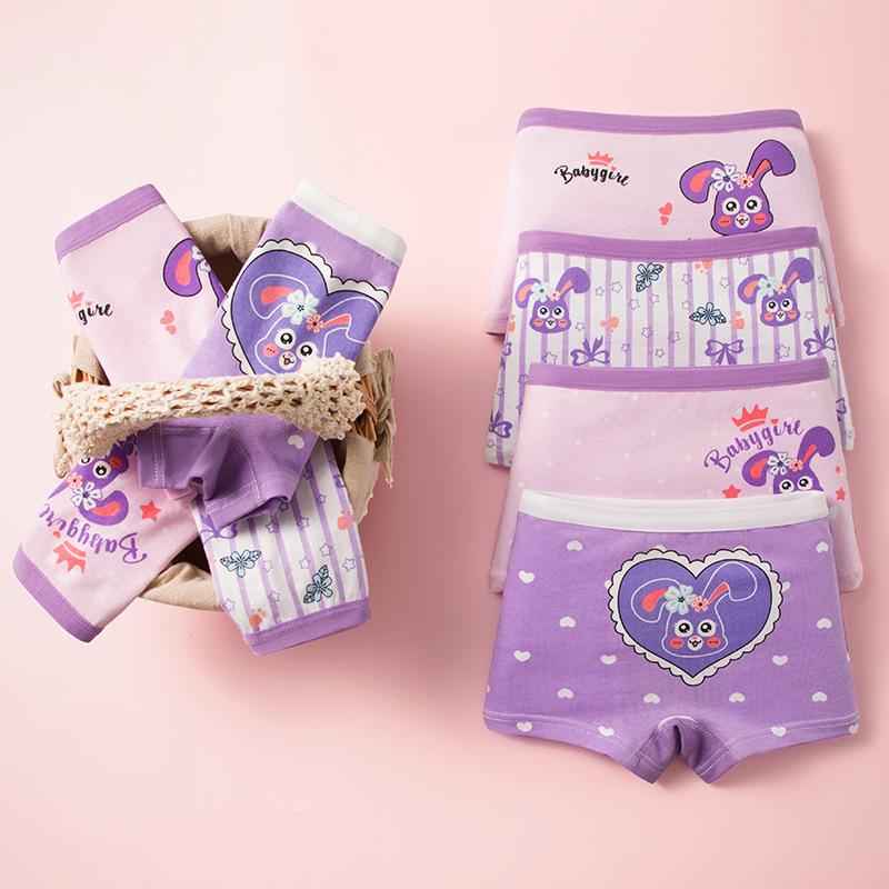 Product Introduction of Quần Lót Boxer Bé Gái Mùa Hè, 4 Cái Trong 1 Bộ, Được Làm Bằng Bông, Bán Buôn, Cotton Nguyên Chất Loại A, Chống Ánh Sáng, Thích Hợp Cho Bé Gái Tiểu Học, Quần An Toàn 0