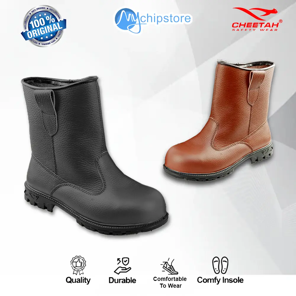 Sepatu Kerja Safety CHEETAH 2288 100% Original Shoes Slip Resistant Work & Safety Footwear