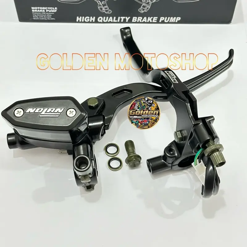 Master Rem NOLAN E-2 tabung OVAL 14mm UNIVERSAL RX KING,NINJA,VIXION,SCOOPY,SONIC,SATRIA FU,KLX,Mega pro,CBR, R15/R25 ,FIZR,XRIDE,TIGER,dll 1