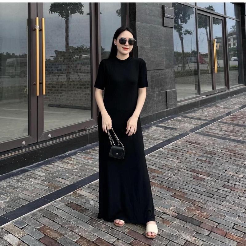 Product Introduction of VÁY CỔ TRÒN TAY LỠ FORM SUÔNG DÀI Nữ Women 2